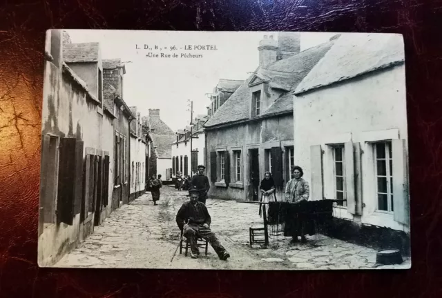 CPA 62 LE PORTEL - Une Rue de Pêcheurs