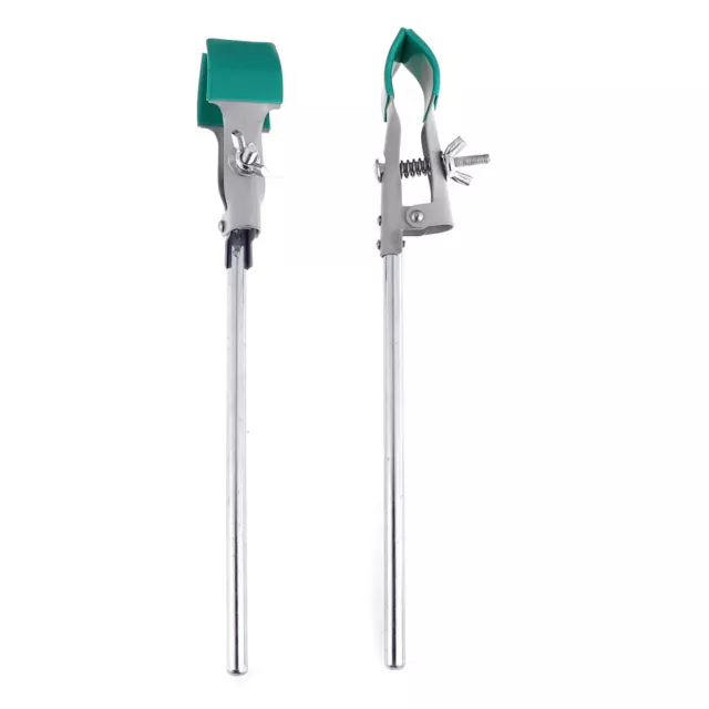 Metal Single Adjustment Extension Flask Clip Clamp For Chemistry Lab Stand.zy