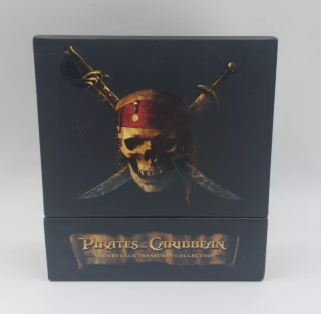 Pirates Of The Caribbean Soundtrack Treasure Collection 4 X Cd + DVD  Rare UK