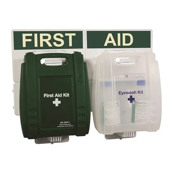 SAFETY FIRST AID BS Compliant Medium Eyewash & First Aid Point - FAP30MD