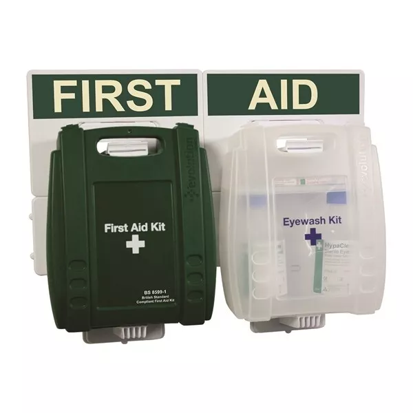 SAFETY FIRST AID BS Compliant Medium Eyewash & First Aid Point - FAP30MD