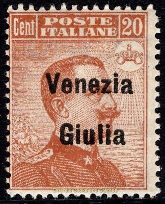 EBS Italy 1918 - Occupation of Venezia Giulia  - Unificato 23 MNH** $16.50