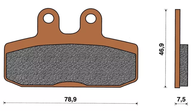 151056 Pastiglie Freno Top4 Aprilia Atlantic 500 Anteriori SX 500 4T 01 04