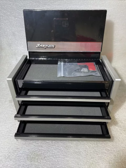 SNAP-ON BLACK MINI Micro Tool Box ~ Top Chest - KMC923APB *NEW IN BOX ...