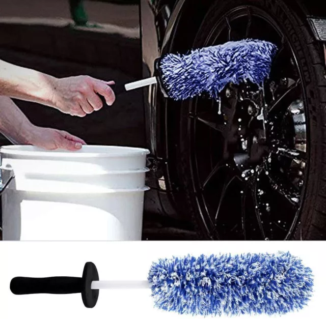 Mikrofaser Felgenbürste Reinigungsbürste Waschbürste Felgenreinigu Autopflege DE