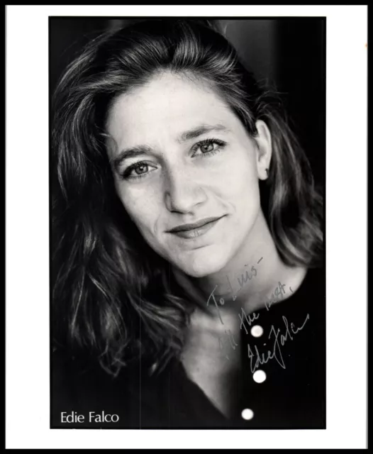 Hollywood Actress Edie Falco Signed Autograph Portrait Orig Photo 270