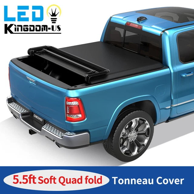 5.5FT SOFT 4FOLD for 20222024 Toyota Tundra Tonneau Cover Truck Bed