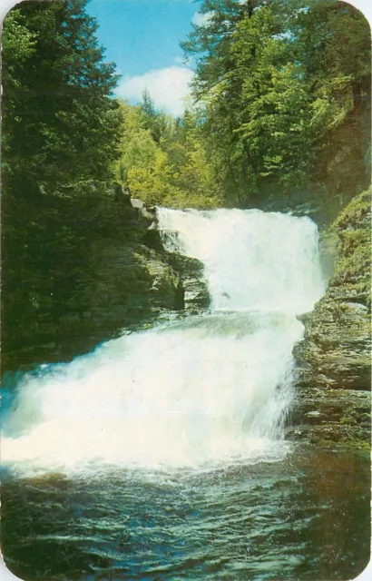 Pocono Mountains of Pennsylvania Winona 5 Falls Postcard