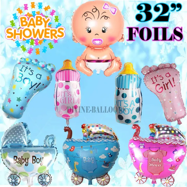 Large Foil Baby Shower Balloon Newborn Baby Girl /Boy Party Celebration Decorate