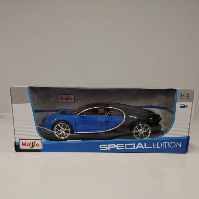 MAISTO BUGATTI CHIRON Sport Special Edition! Blue Diecast 1:18 Model