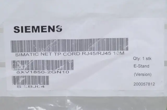 Cavo Ethernet Siemens 6XV1850-2GN10 Simatic Net TP RJ45/RJ45 10 m