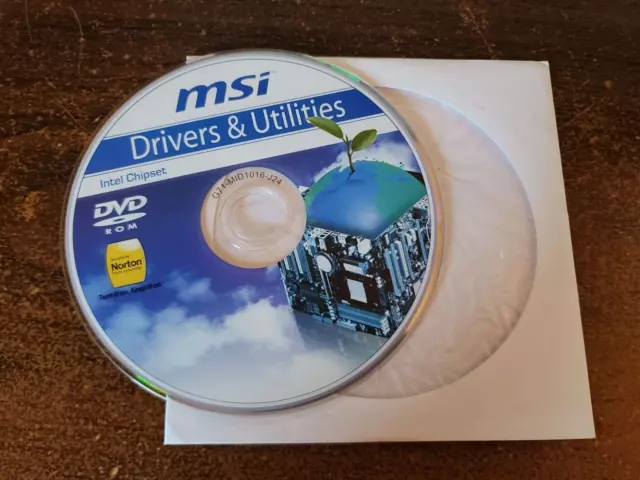 MSI Drivers & Utilities AMD Chipset DVD Rom