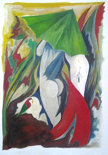 Tecnica mista originale di Romeo Mesisca 35x50 (2019)