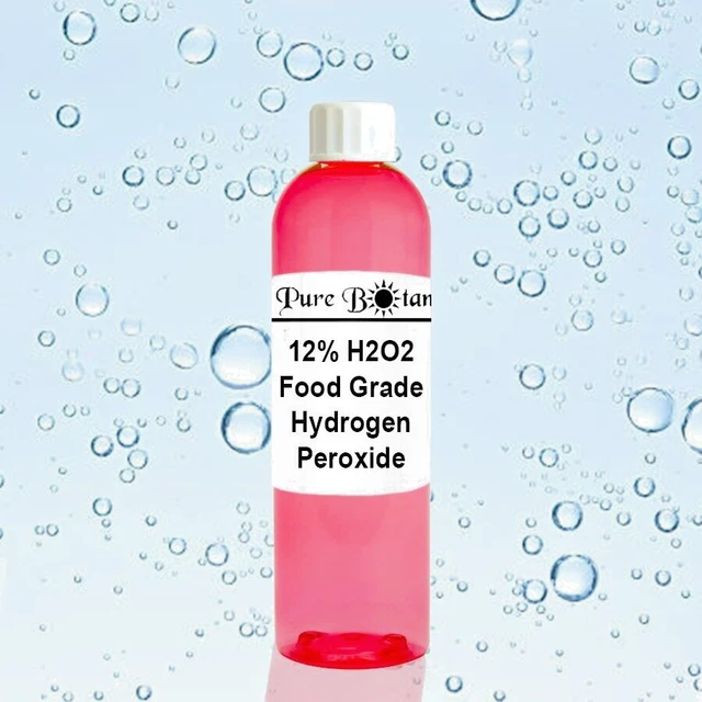 HYDROGEN PEROXIDE FOOD Grade PURE 12 H2O2 4oz PRIORITY SHIPPING