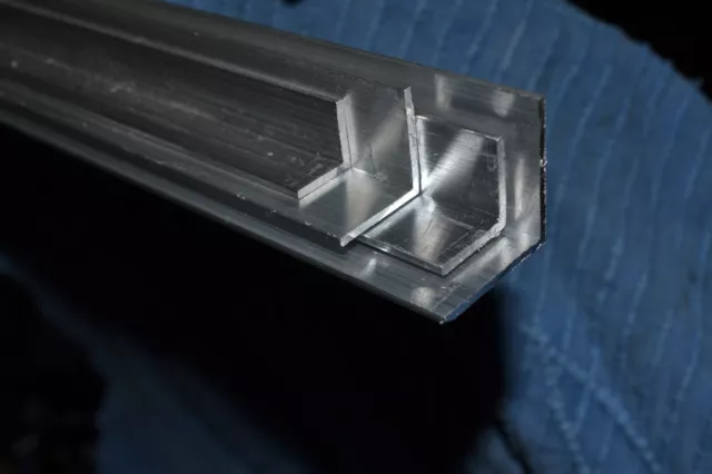 aluminium L Section bar angle 90 degree metric 10mm 13mm 16mm 19mm 25mm x 1.5mm