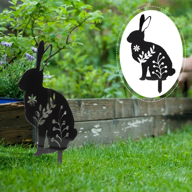 Segno di Pasqua Garden Segno di coniglietto acrilico Decorazione di segni di