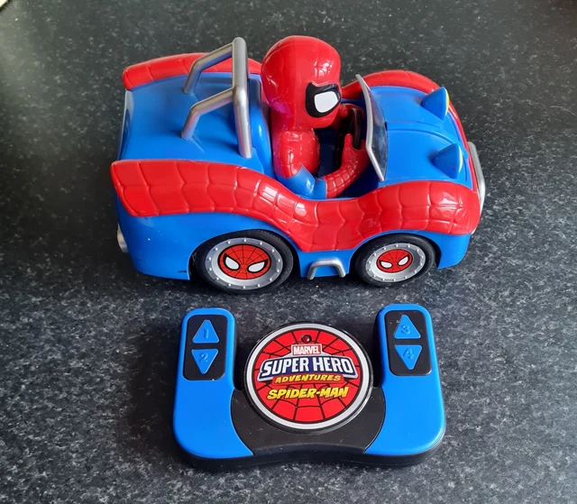 SPIDERMAN REMOTE CONTROL Car Good Condition Good Working Order £10.99