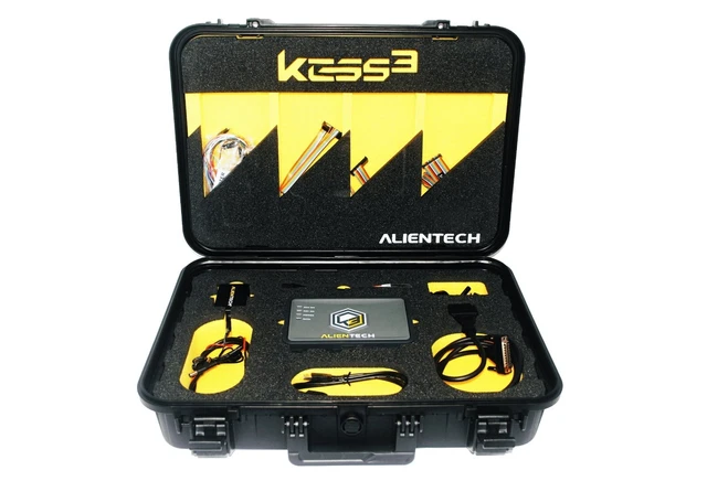 Alientech Kess 3 Strumento di rimappatura schiava - OBD + PANCA + STIVALE!!! + 5 file gratuiti