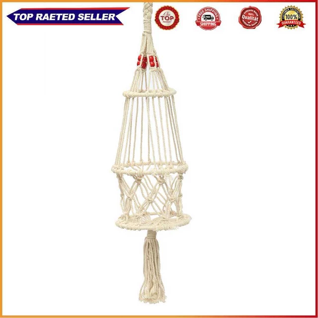 1 Rolle Makramee Seil Twisted String Baumwollschnur für DIY Handmade (4mmx50m)