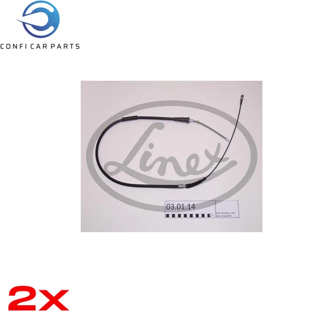 Handbremsseil Bremsseil Paar Hinten Linex 030114 2Pcs P Neu Oe Qualit�T