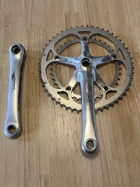 Pédalier Vélo Vintage Pédalier Stronglight Spidel 105 - Compatible Peugeot, Mercier, Gitane, Occasion Pédalier Vintage Peugeot Mercier