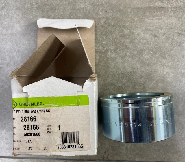 Greenlee 28166 SLUG SPLITTER 2" Conduit Size Die for Stainless Steel 50281666