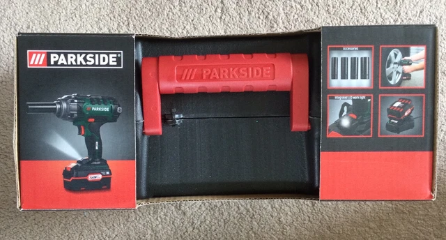 Parkside Akku-Fahrzeug-Schlagschrauber 20 V bloß mit Koffer & Steckdosen 400Nm 1/2"" 3