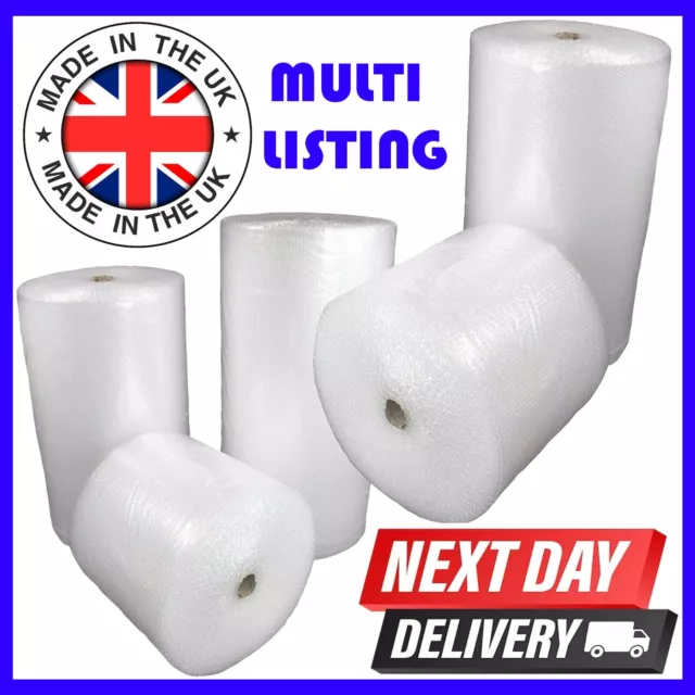 LARGE BUBBLE WRAP 100 METERS LONG ROLLS (300mm 500mm 750mm 1000mm) PACKING ROLL