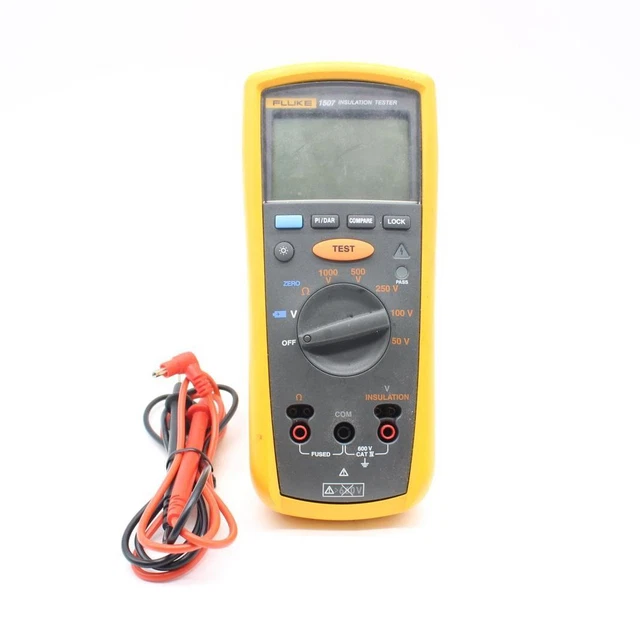 FLUKE 1507 INSULATION Resistance Tester, 501000V 249.99 PicClick