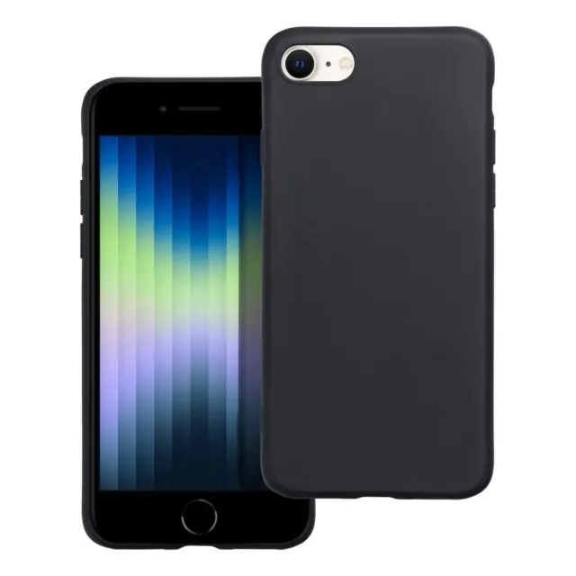 Custodia Silicone Case Cover Tpu Slim Matt Black Opaco Per Apple Iphone 7 - 8