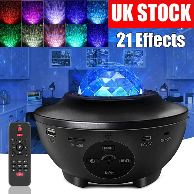 LED GALAXY PROJECTOR Light Starry Sky Star Bluetooth Music Night Light