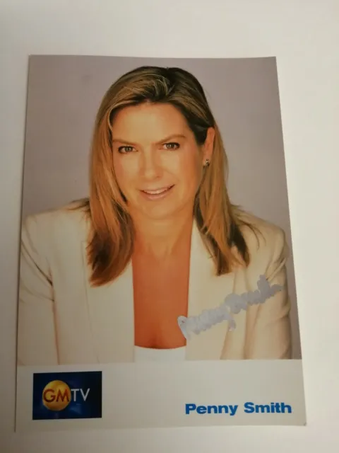 Penny Smith - GMTV Presenter Hand Signed Photo 6x4