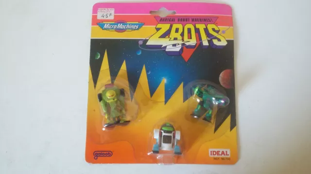 Figurines Micro Machines Zbots - Blastor Tiddo Mentor - Galoob 1992 - Neuf