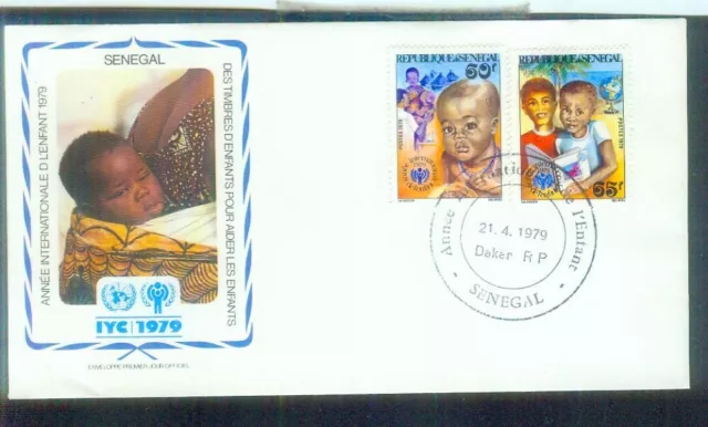 Recht seltener Ersttagsbrief aus dem Senegal, von 1979, gestempelt