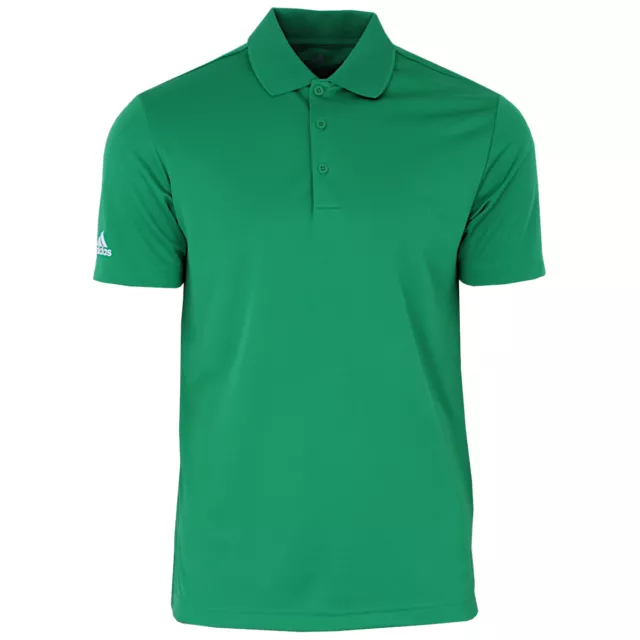 adidas Herren Performance Golf Polo Poloshirt Golfshirt Shirt Freizeitshirt grün