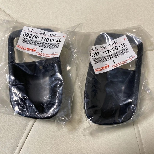 GENUINE TOYOTA MR2 SW20 OEM Front Door Inside Handle Bezel LH & RH Set