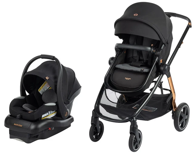 Maxi-Cosi Zelia² Luxe 5-in-1 Modular Travel System Dark Ember NEW
