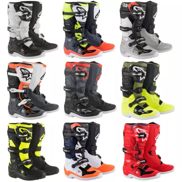 Alpinestars Tech 7S Jugend Motocross Mx Fahrradstiefel - Matt Gardiner Mx