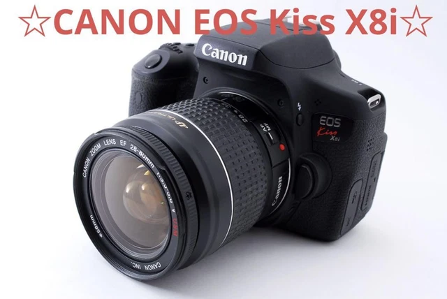 CANON EOS KISS X8i DSLR Camera Wi-Fi Transfer Used From