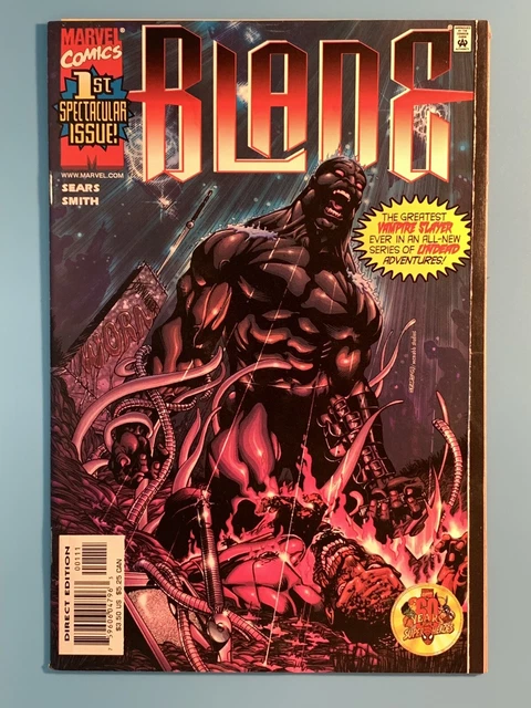 Blade Vampire Hunter 1 VF/NM Marvel Comics 1999 Bart Sears Low Print Run Sons