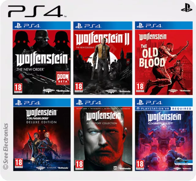 Wolfenstein/2/II/The New Order/The Old Blood/Young Blood/Cyberpilot PS4 *Multi*