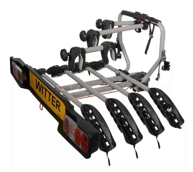 Witter ZX204 Tow Bar Mounted 4 / Four Bike Cycle Carrier