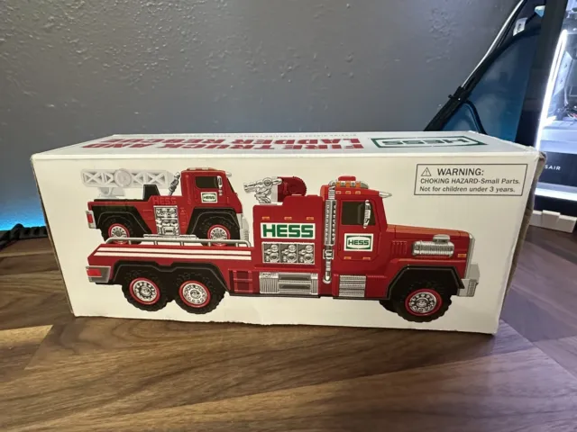 2015 Hess Truck Fire Truck and Ladder Rescue USED See Description