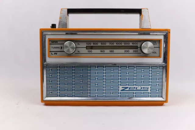 Radio Vintage Zeus A Transistor Anni 60 ''