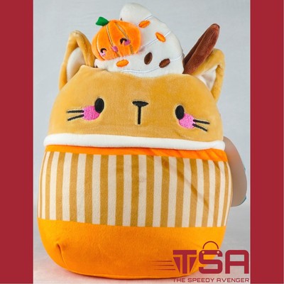 claire's pumpkin spice cat squishmallow