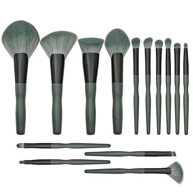 1 set / 14pcs Pennelli per il trucco professionale convenienti strumenti di