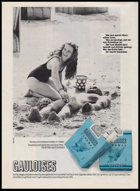 Gauloises Cigarettes - Reklame Werbeanzeige Original-Werbung 1982 (9)