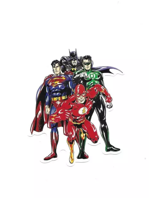 Autocollant - Superman Batman Daredevil : Super Heros Marvel / Little Stickers