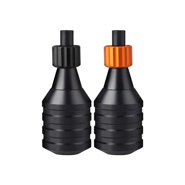 Empuñaduras de cartucho de 33 mm para tatuaje de aleación de aluminio ajustables control de aguja de aeronave