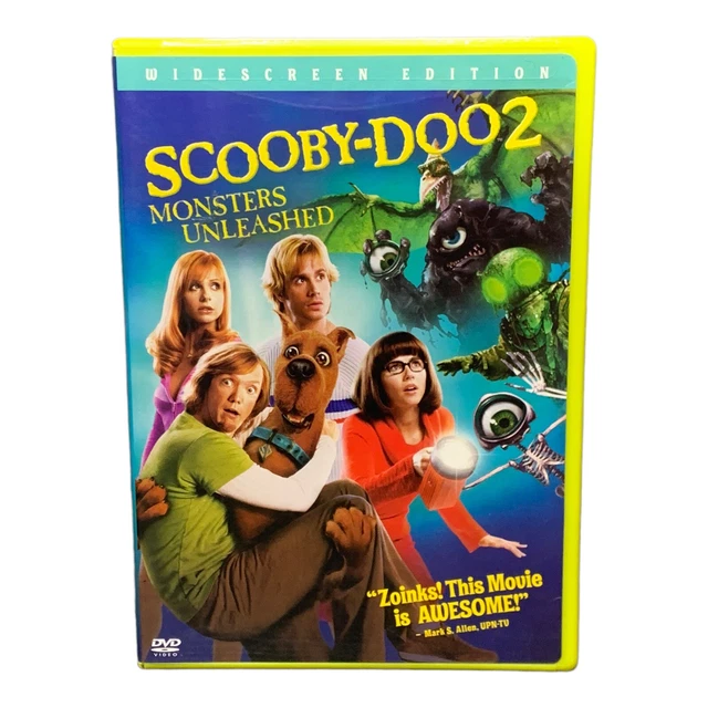 SCOOBY-DOO 2 MONSTERS Unleashed movie DVD Widescreen Very Good ...